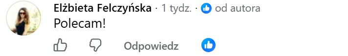 Komentarz z Facebooka: Polecam