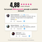 Opinie klientów Comla Vapor, średnia 4,88